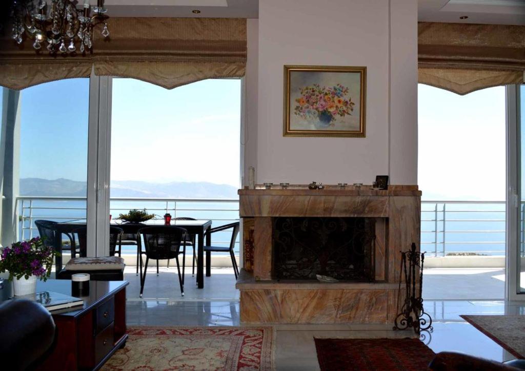 Blue Diamond Villa Schinias Exterior foto